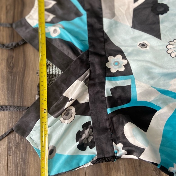 Vero Moda Y2K Black And Blue Tank - Picture 4 of 5